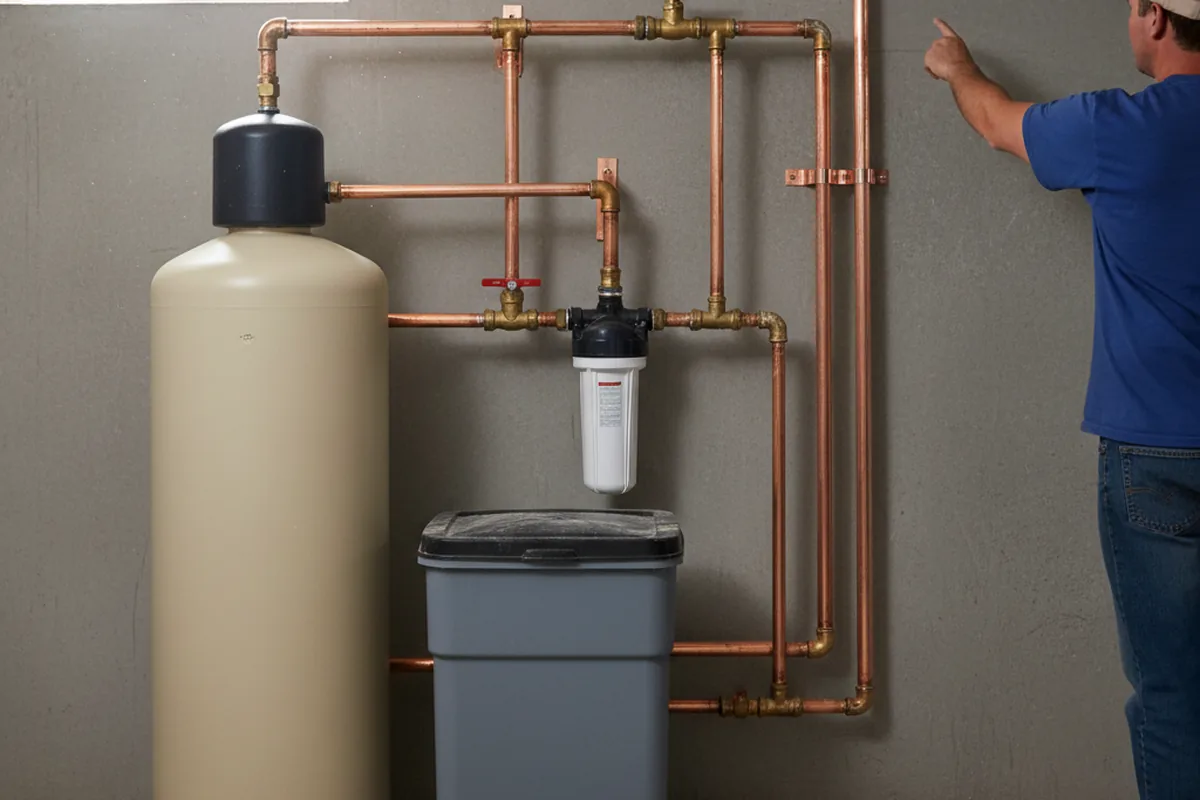Whole-house water treatment system installed in East Northport